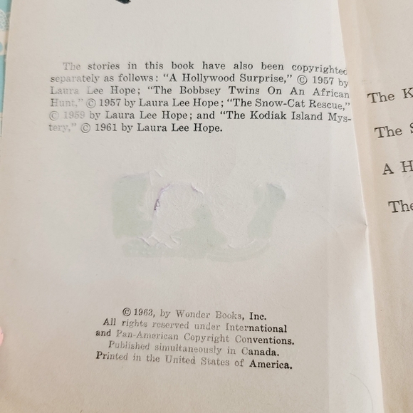 Vintage 1960s Bobbsey Twins Stories To Read Aloud Paperback Book - Picture 6 of 8